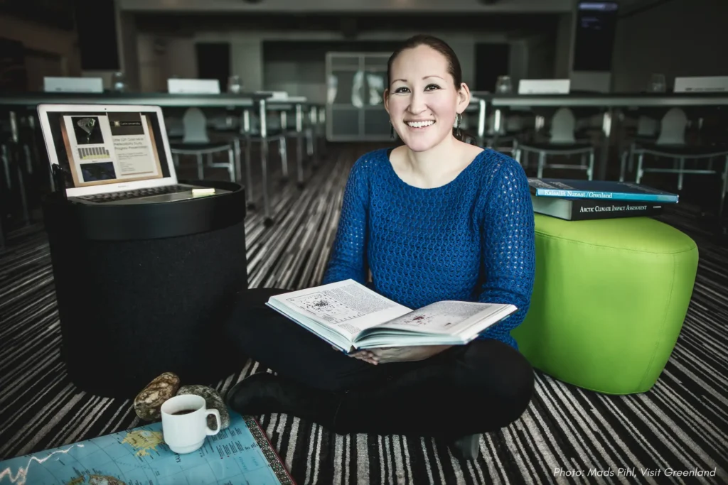 Copy of An Arctic engineering student from Greenland preparing for a talk in at Hotel Hans Egede in Nuuk
