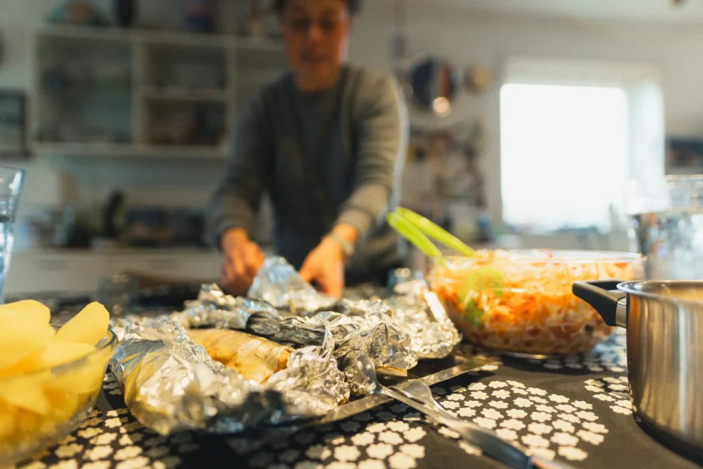 Copy of Fish being served at a sheeofarmers house in south greenland Photo by Magnus B Trolle - Visit Greenland