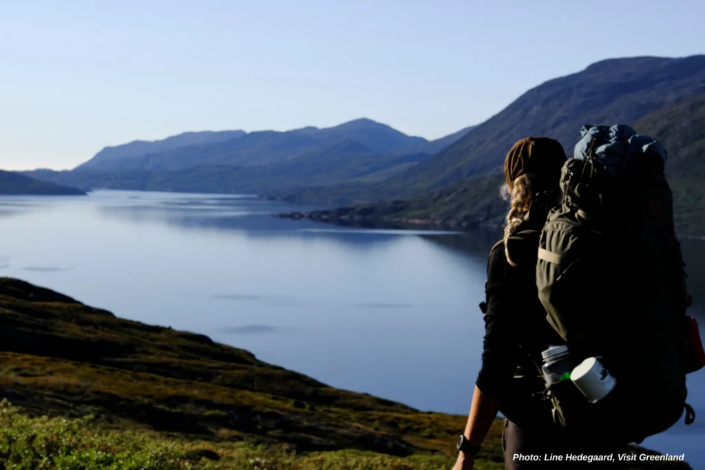 Reached the ocean fjord. Photo by Line Hedegaard - Visit Greenland