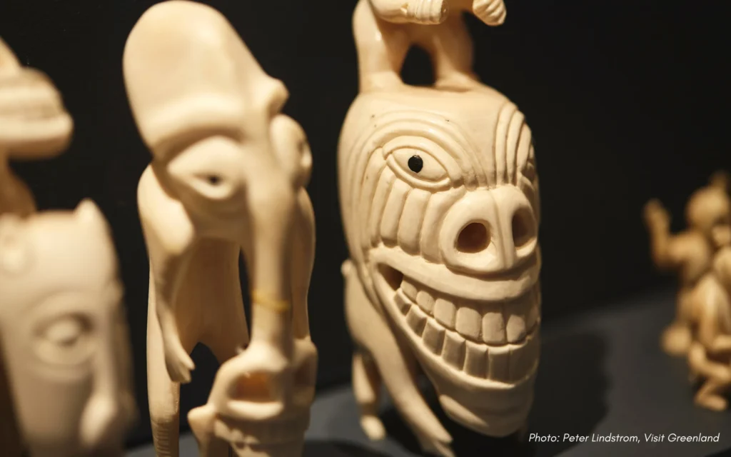 Close-up of Tupilaks, National Museum