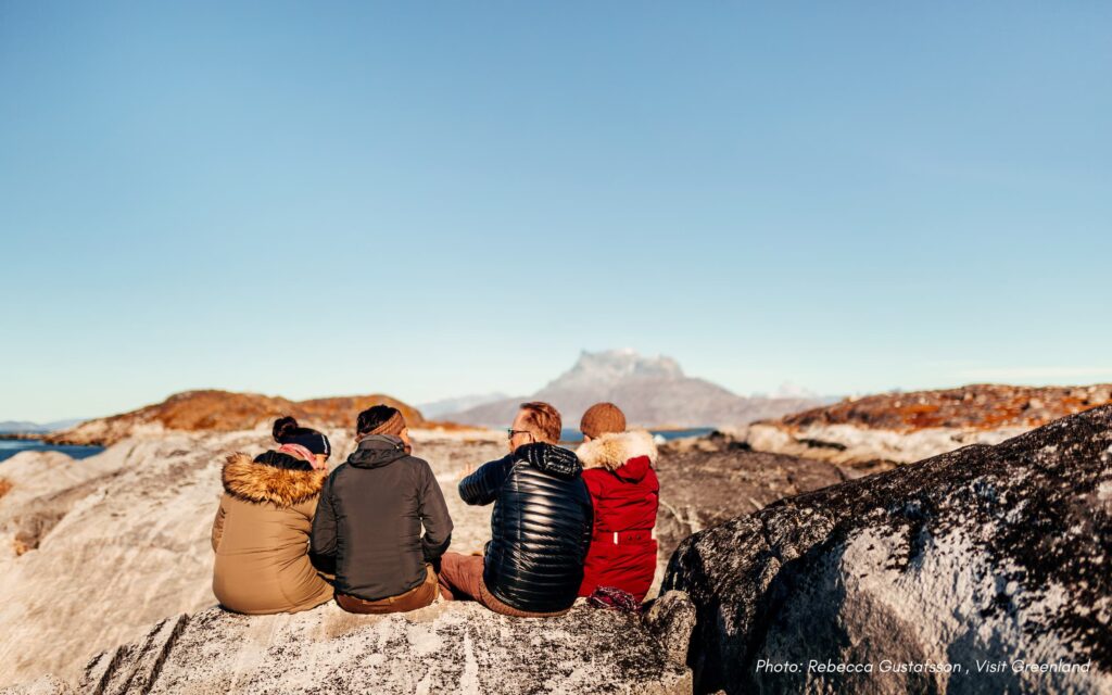 Enjoying View Over Sermitsiaq, Nuuk