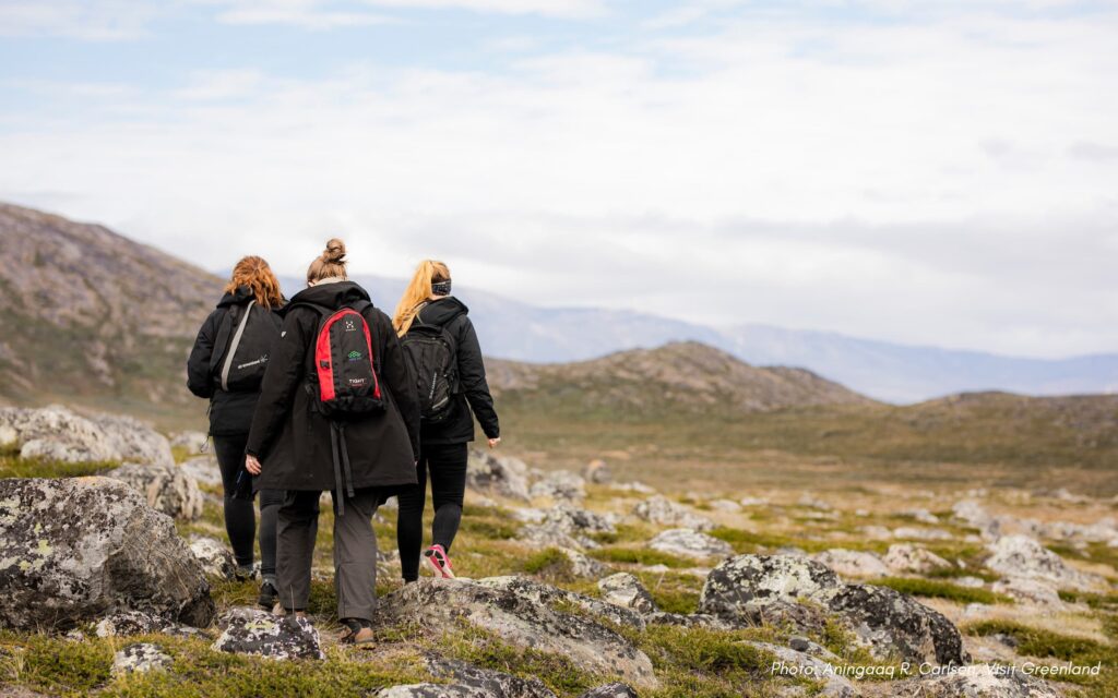Hiking In Tundra, Nuuk Fjord