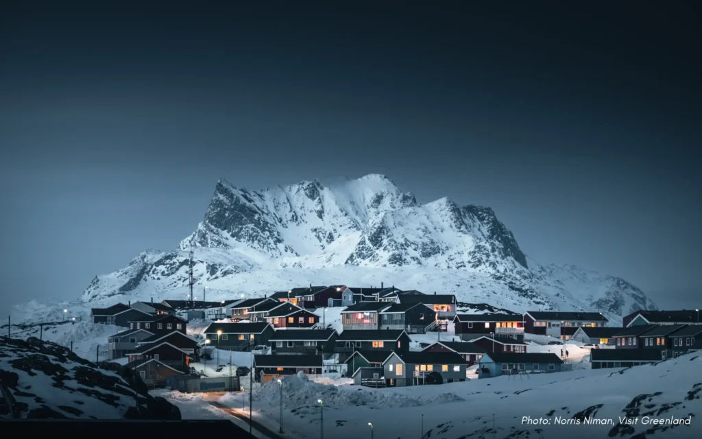 Sermitsiaq on a moody lovely night