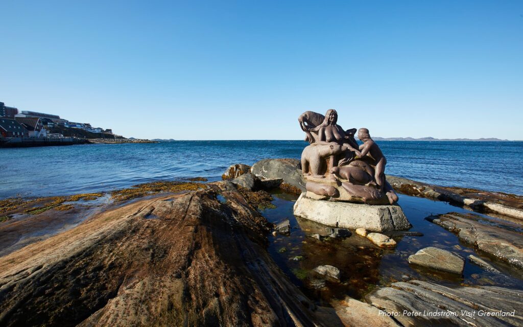 The Mother Of The Sea Statue,Nuuk