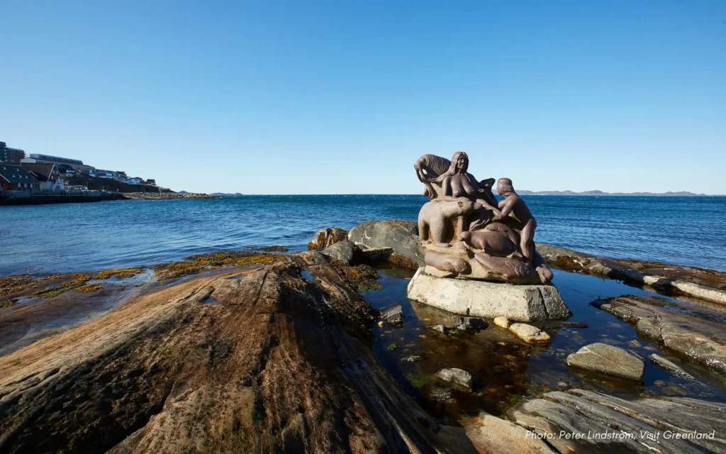 The Mother Of The Sea Statue,Nuuk