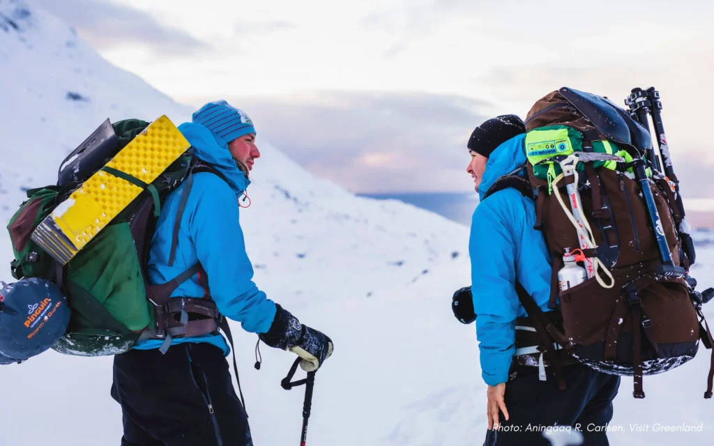 Two Raven Tour Guides Talking